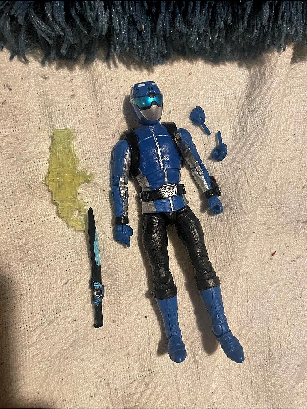 Hasbro Power Rangers Lightning Collection Beast Morphers Blue Ranger